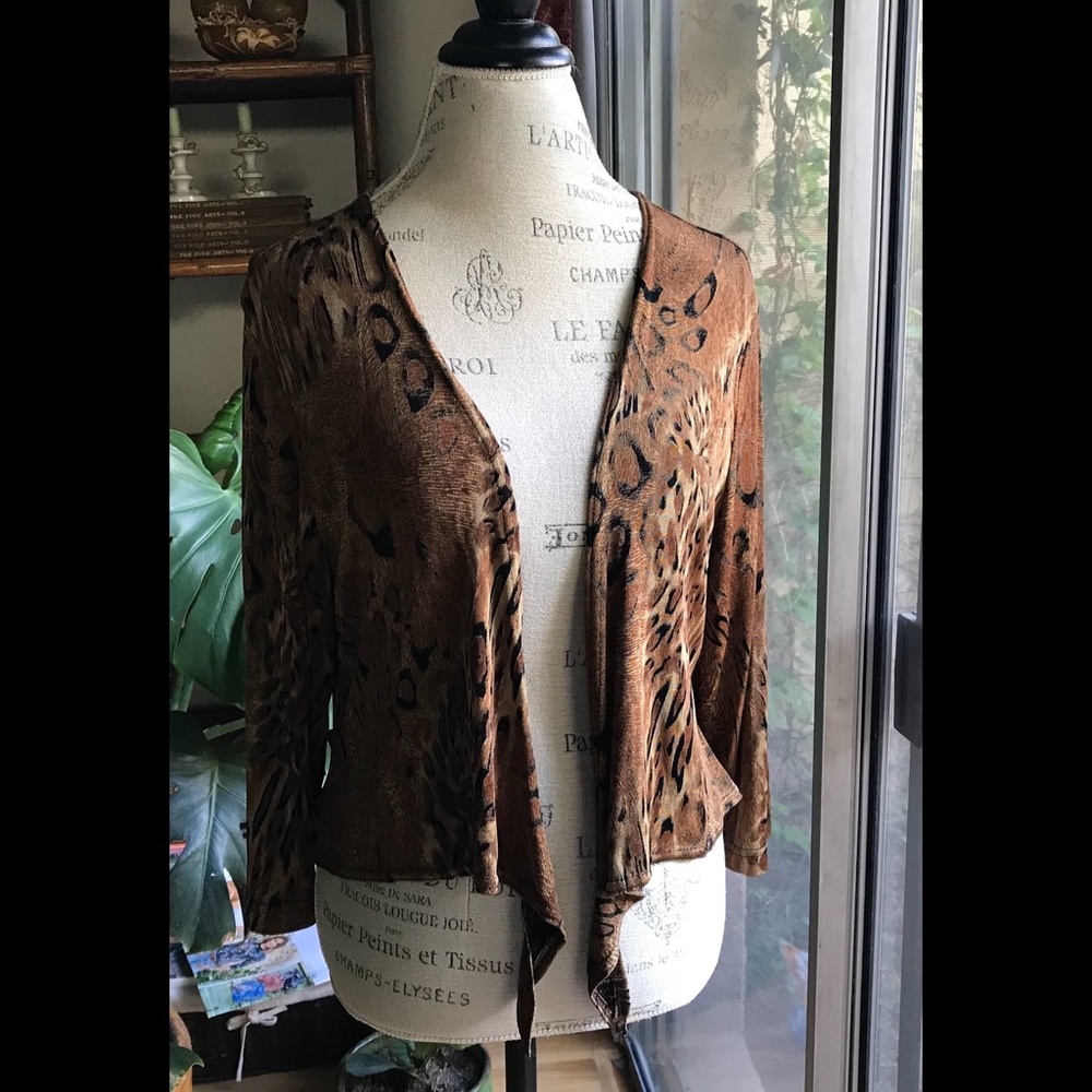 CS FOCUS STUDIO Impressionistic Animal Print One Size Fits Many Topper (Sz. 18) - Picture 3 of 5